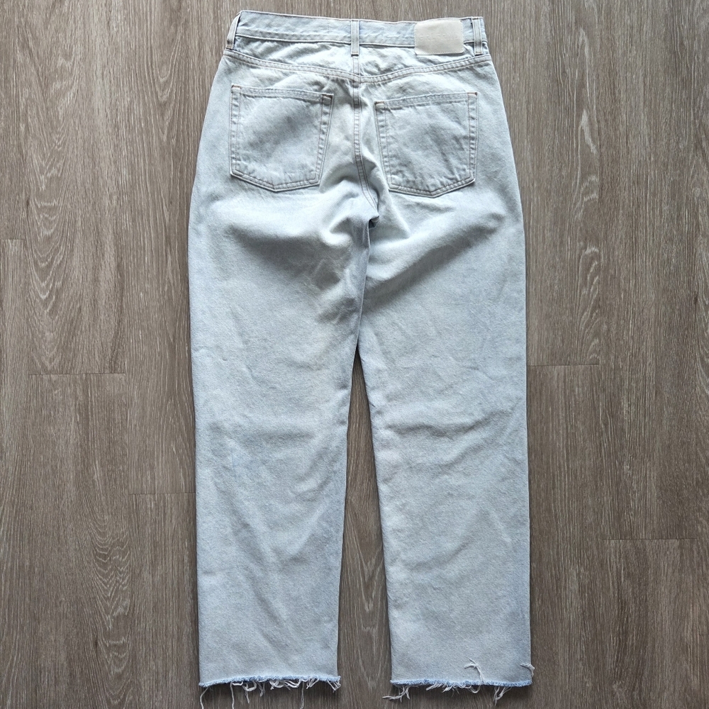 GRLFRND The Bella Low Rise Distressed Boyfriend Blue Jeans Womens Size 26 - Picture 3 of 12